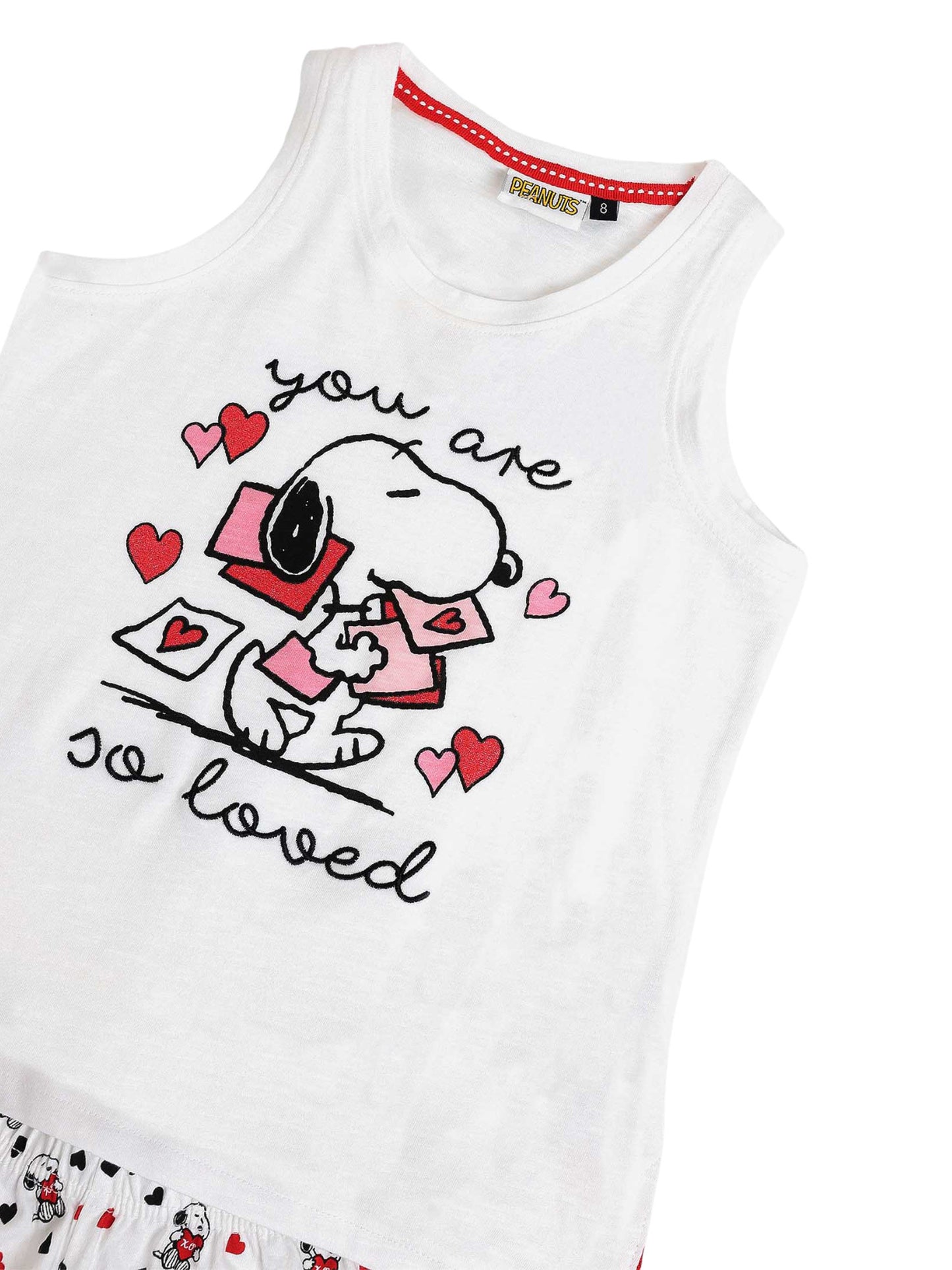Pyjama short débardeur Peanuts In My Heart Admas