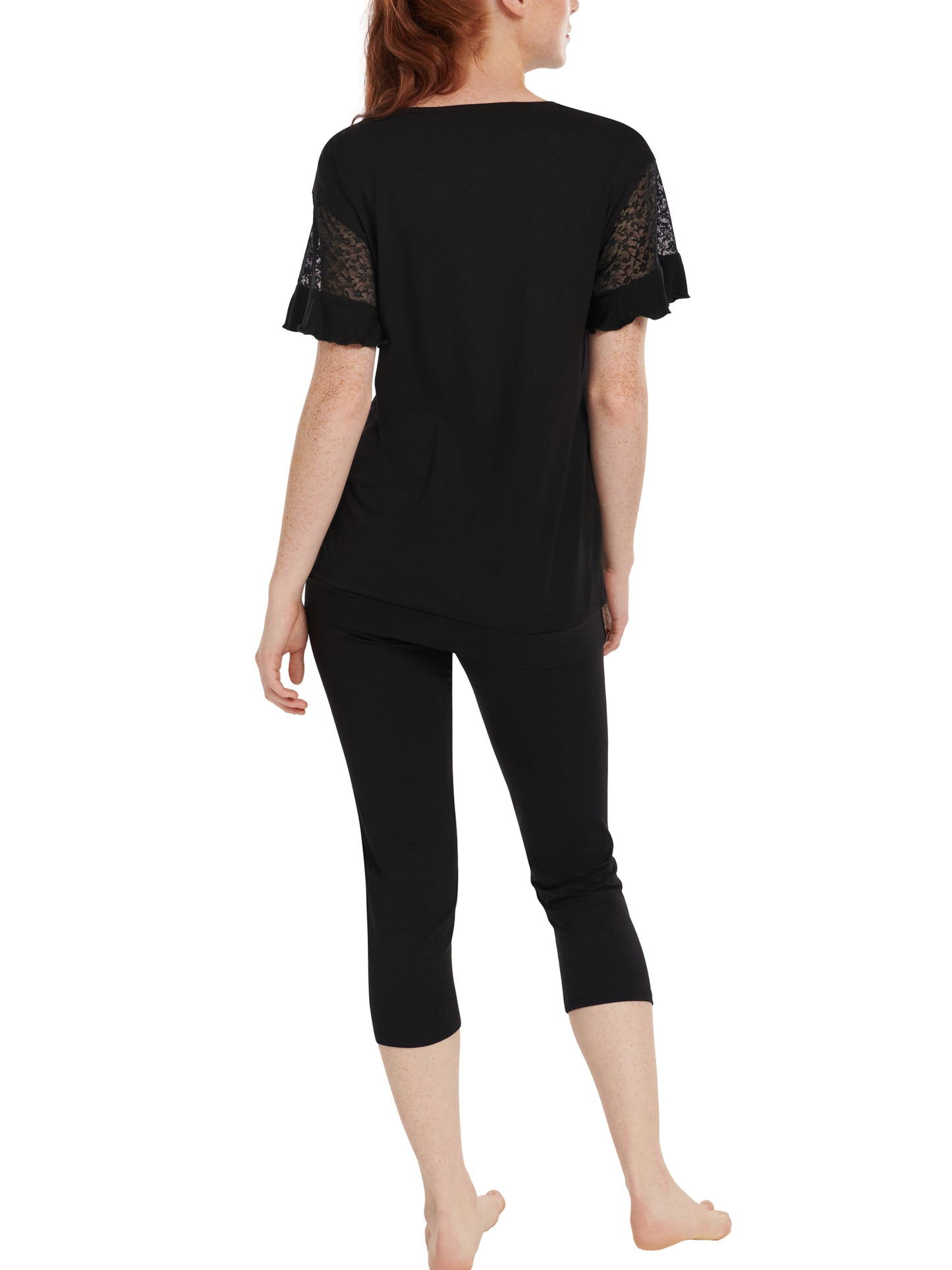 Pyjama tenue d'intérieur leggings top manches courtes Smooth Lisca Cheek