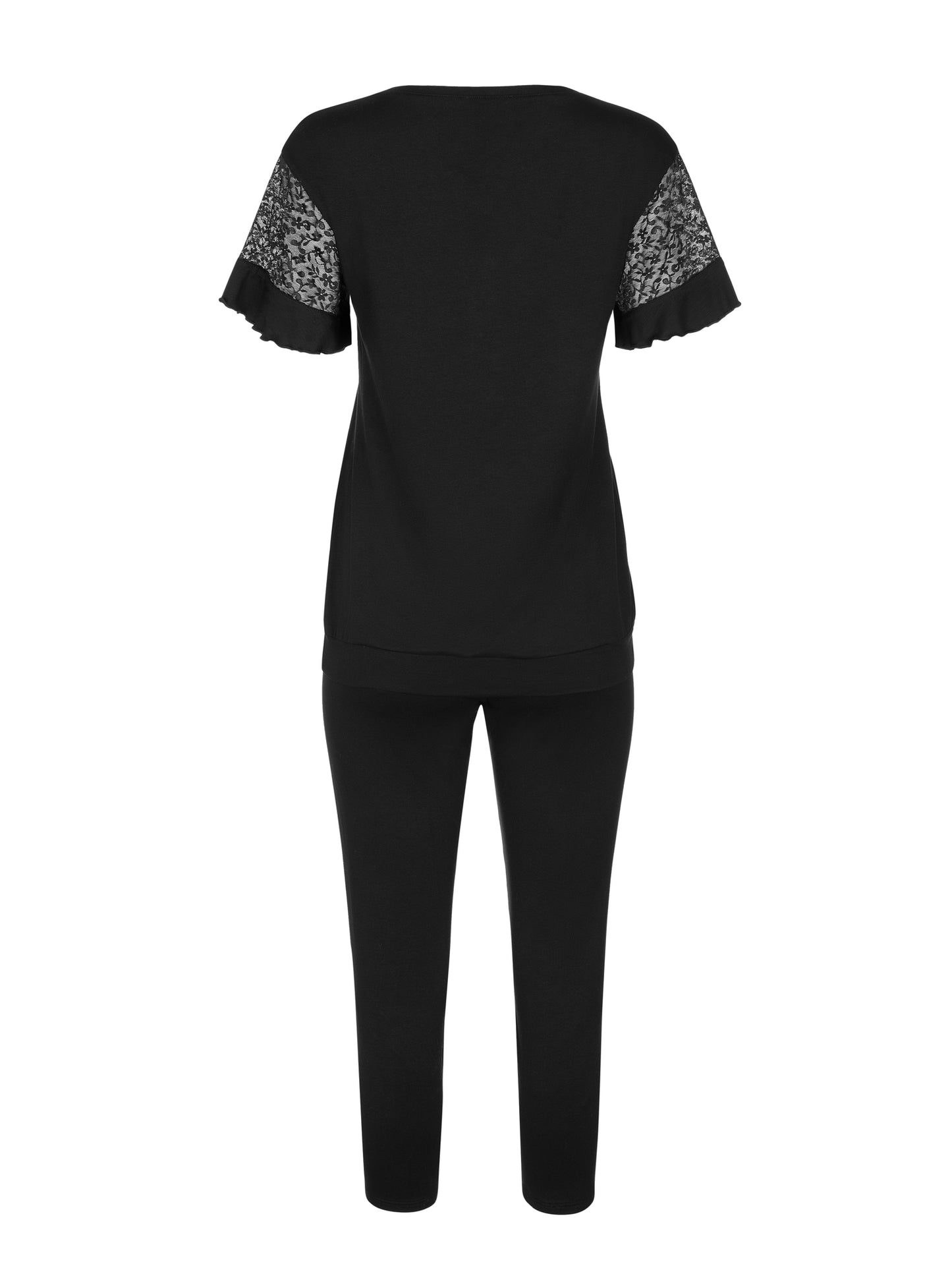 Pyjama tenue d'intérieur leggings top manches courtes Smooth Lisca Cheek