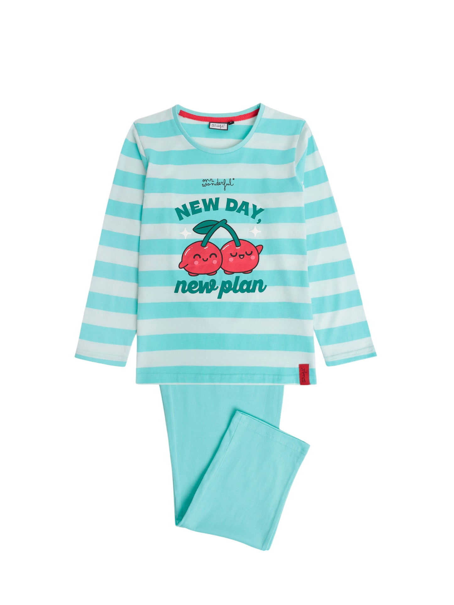 Pyjama pantalon top manches longues New Day Plan Admas
