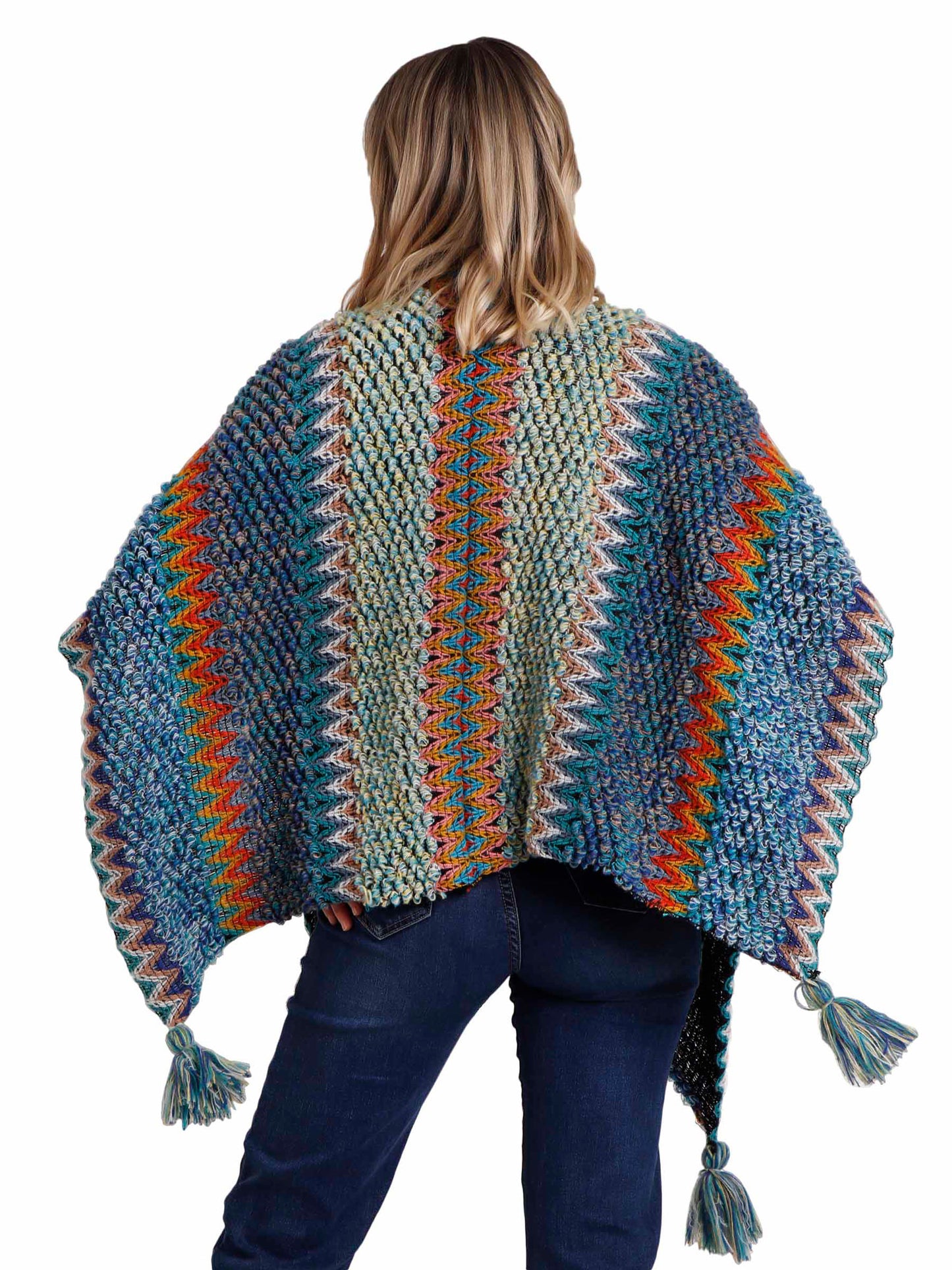 Poncho ouvert Azteca Admas
