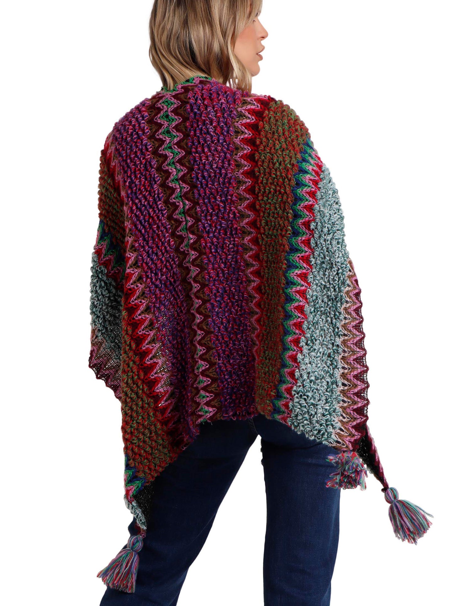 Poncho ouvert Azteca Admas