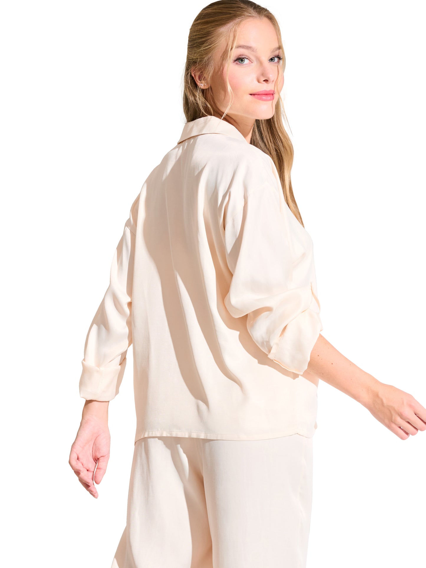 Haut pyjama chemise manches longues PARIS Lisca