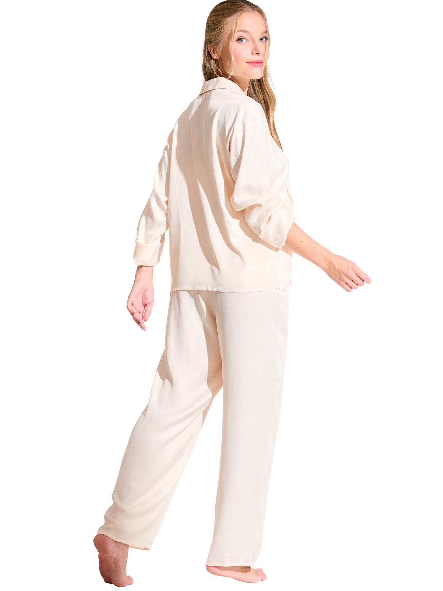 Haut pyjama chemise manches longues PARIS Lisca