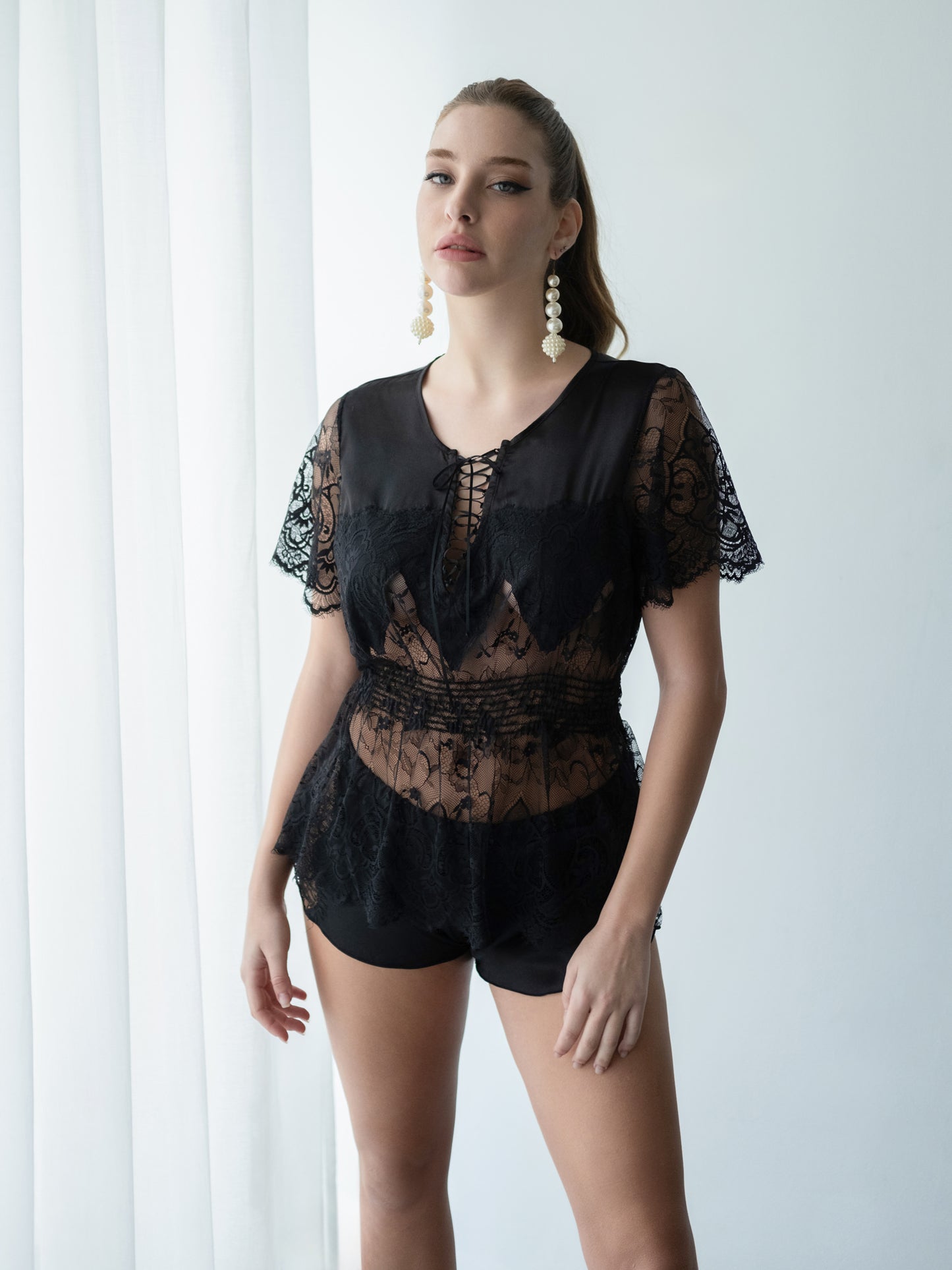 Top caraco manches courtes AMELIE Luna Splendida
