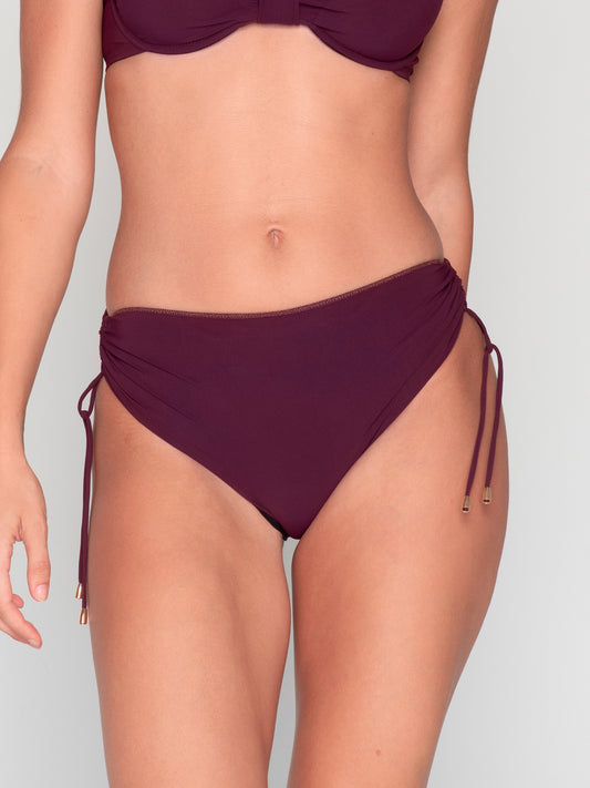 Bas maillot slip de bain côtés froncés BLUE SENSE Luna Splendida