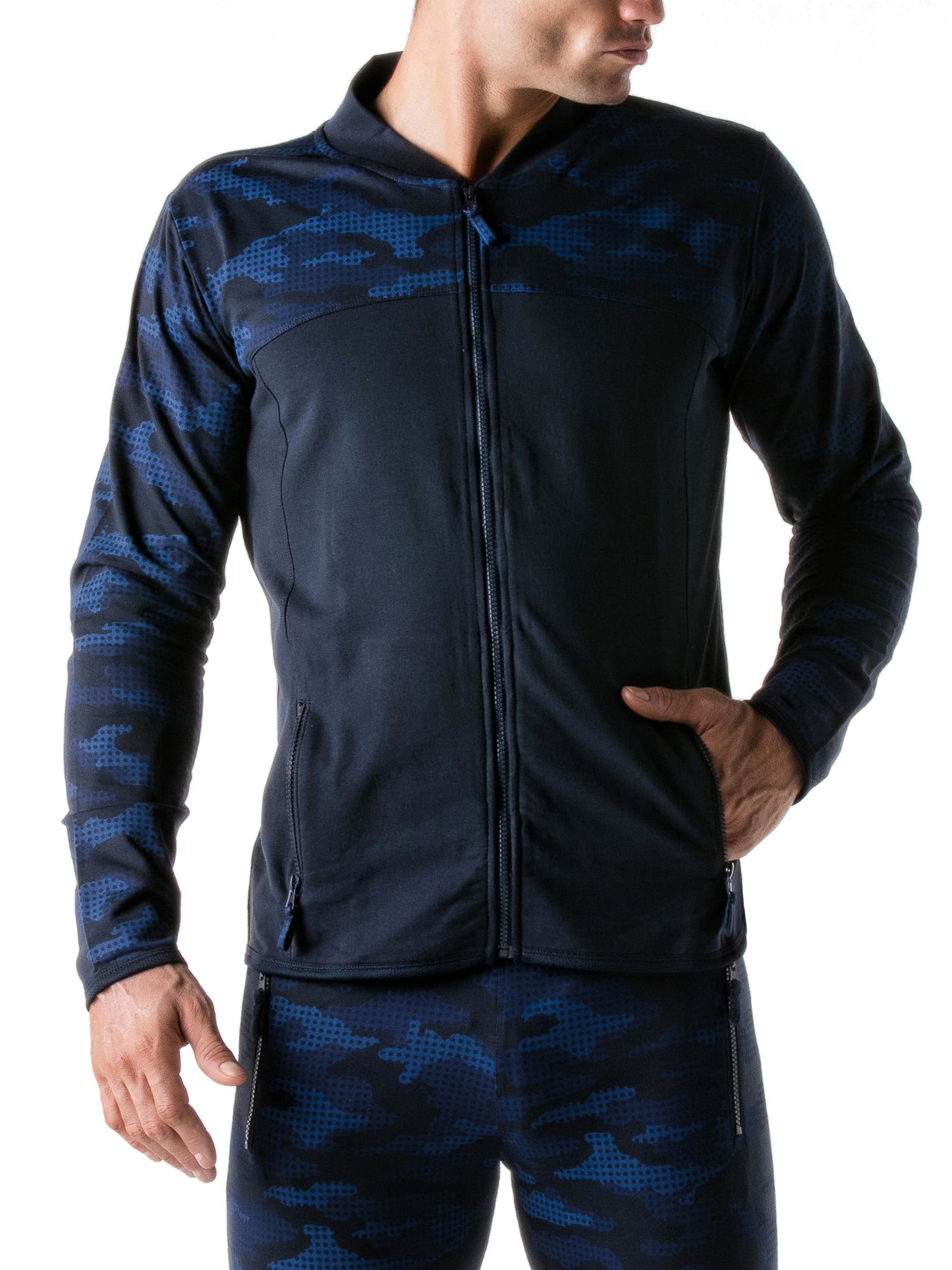 Veste sport Urban Camo marine Code22