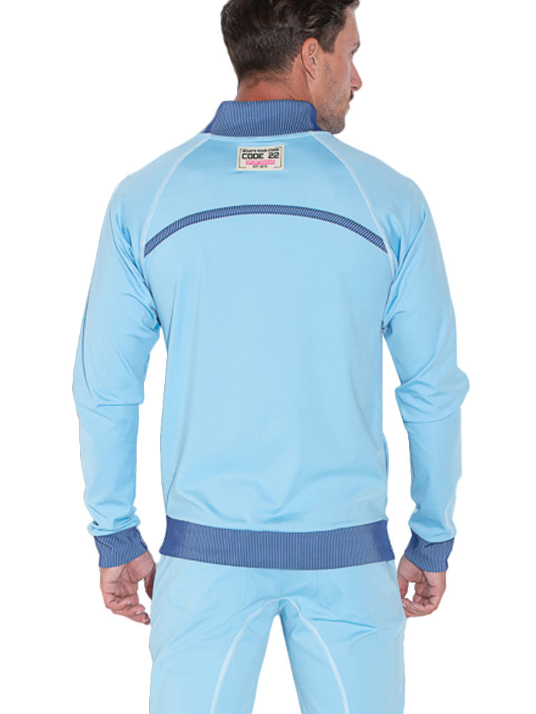 Sweatshirt veste zippée col montant Reflex Code22
