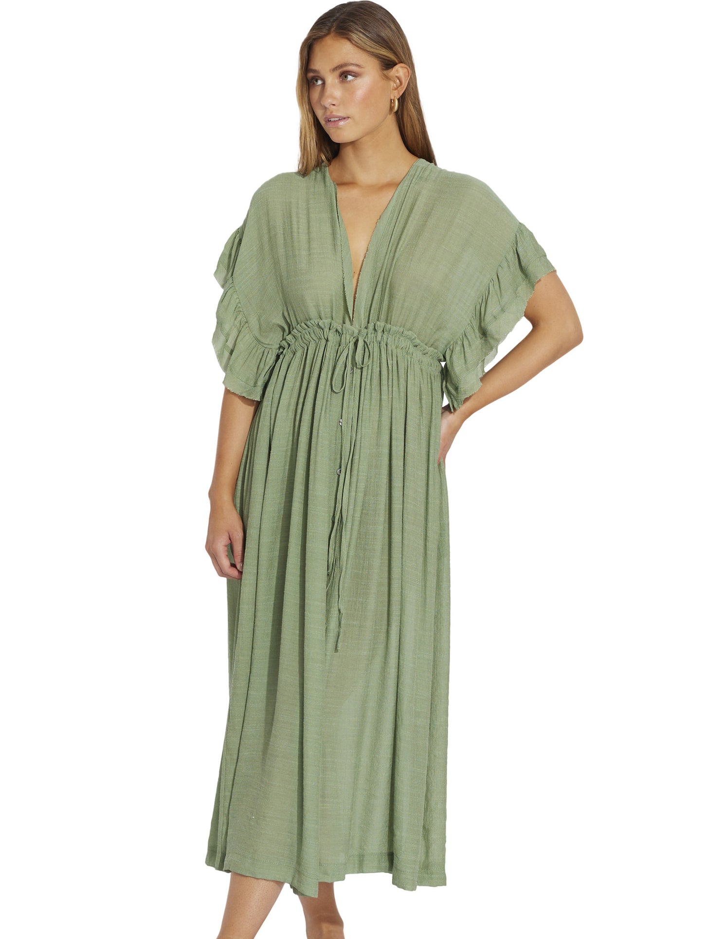 Robe longue estivale à volants Mojito Selmark Mare