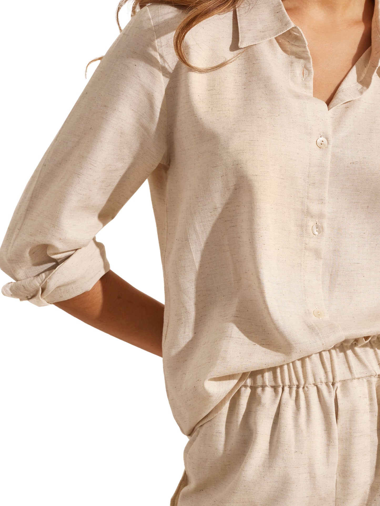 Ensemble estival short chemise manches longues COMPLEMENTOS Selmark Mare
