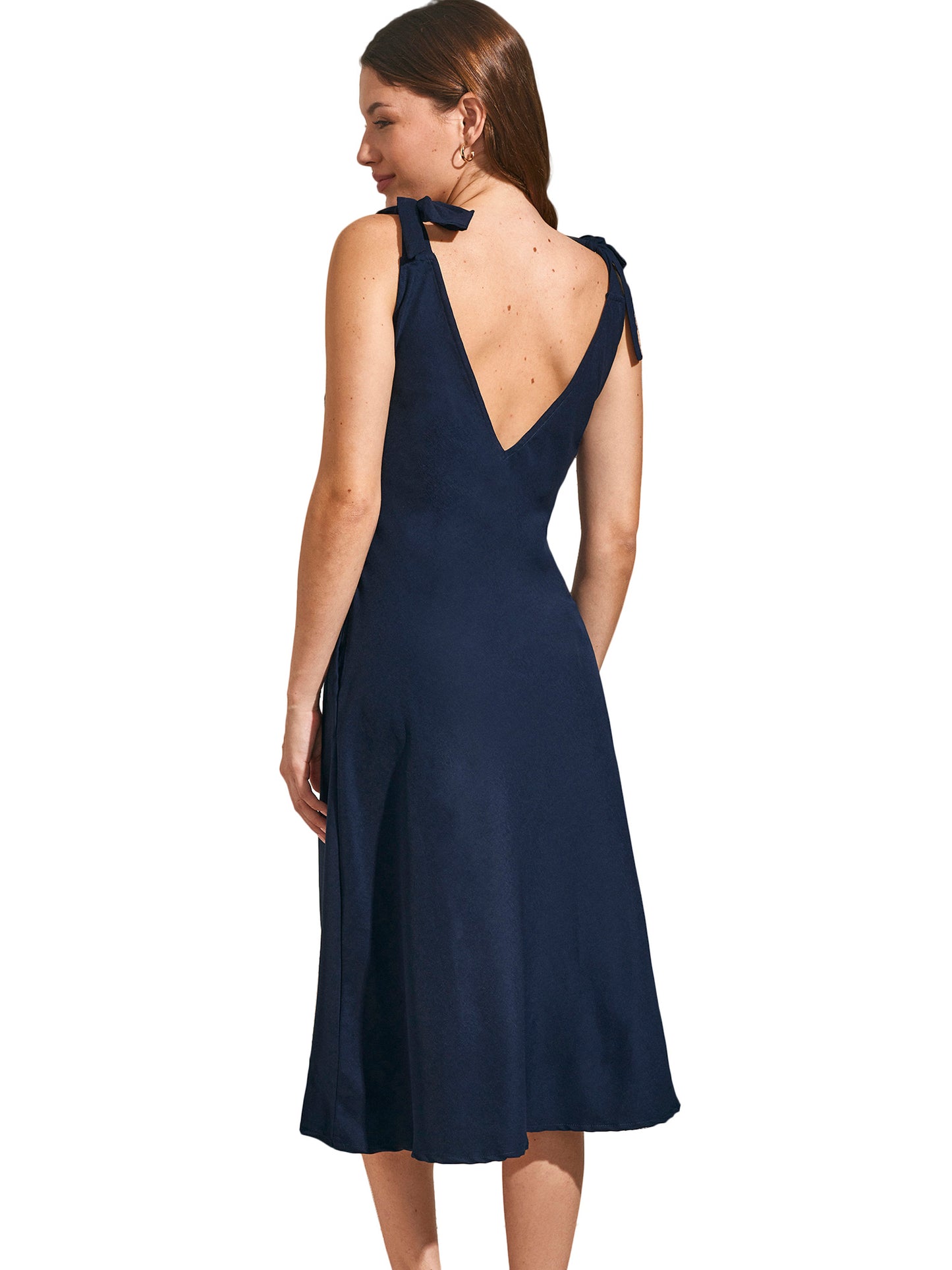 Robe estivale mi-longue à nouettes COMPLEMENTOS Selmark Mare