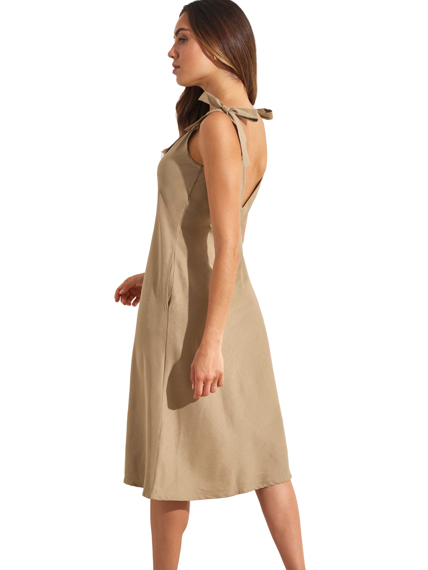 Robe estivale mi-longue à nouettes COMPLEMENTOS Selmark Mare