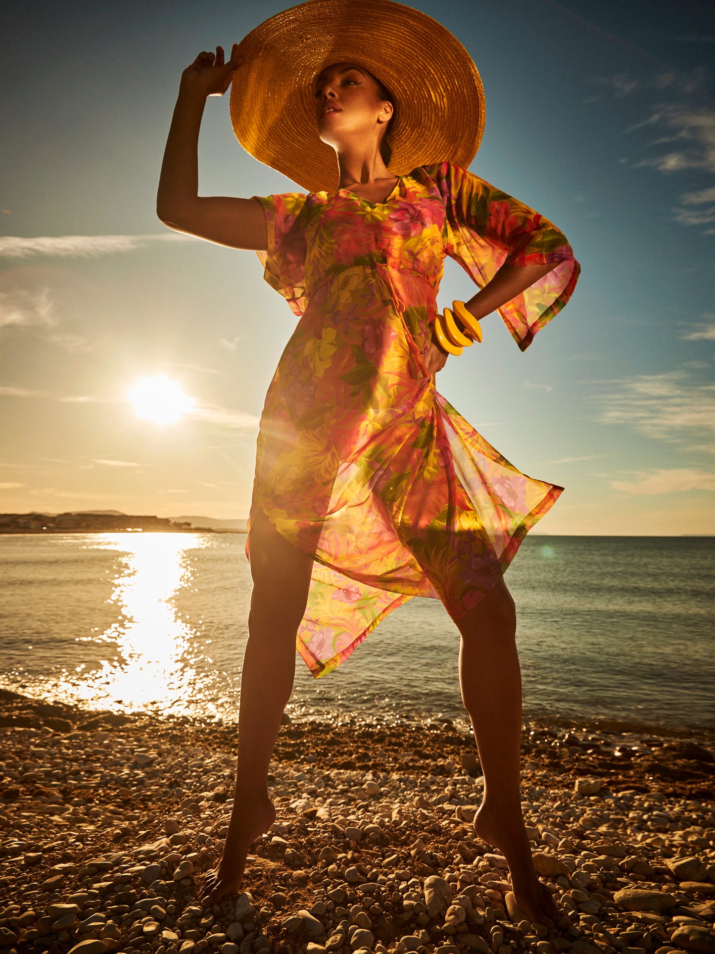 Robe longue de plage BABILONIA Selmark Mare