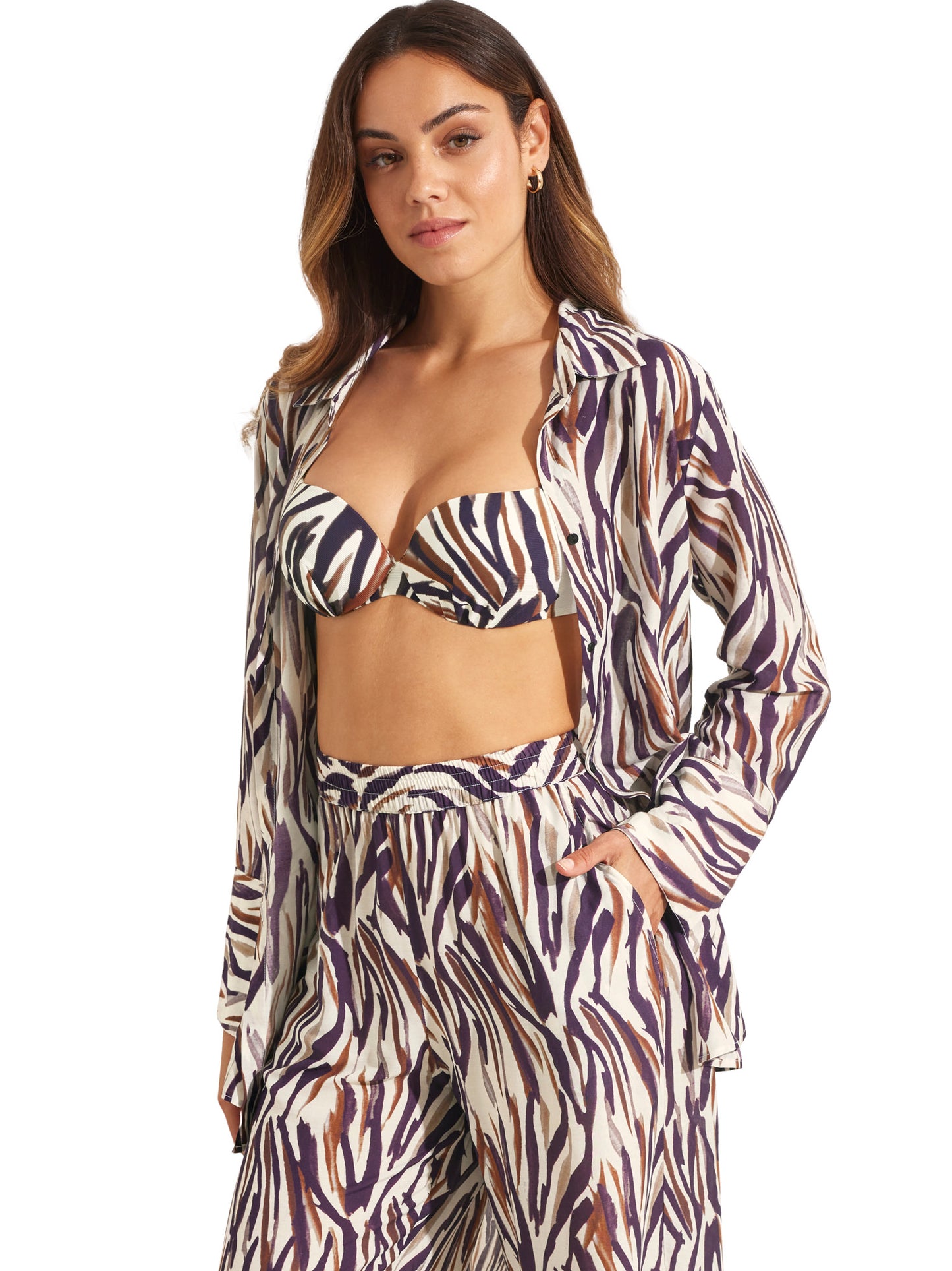 Ensemble estival pantalon chemise manches longues SERENGETI Selmark Mare
