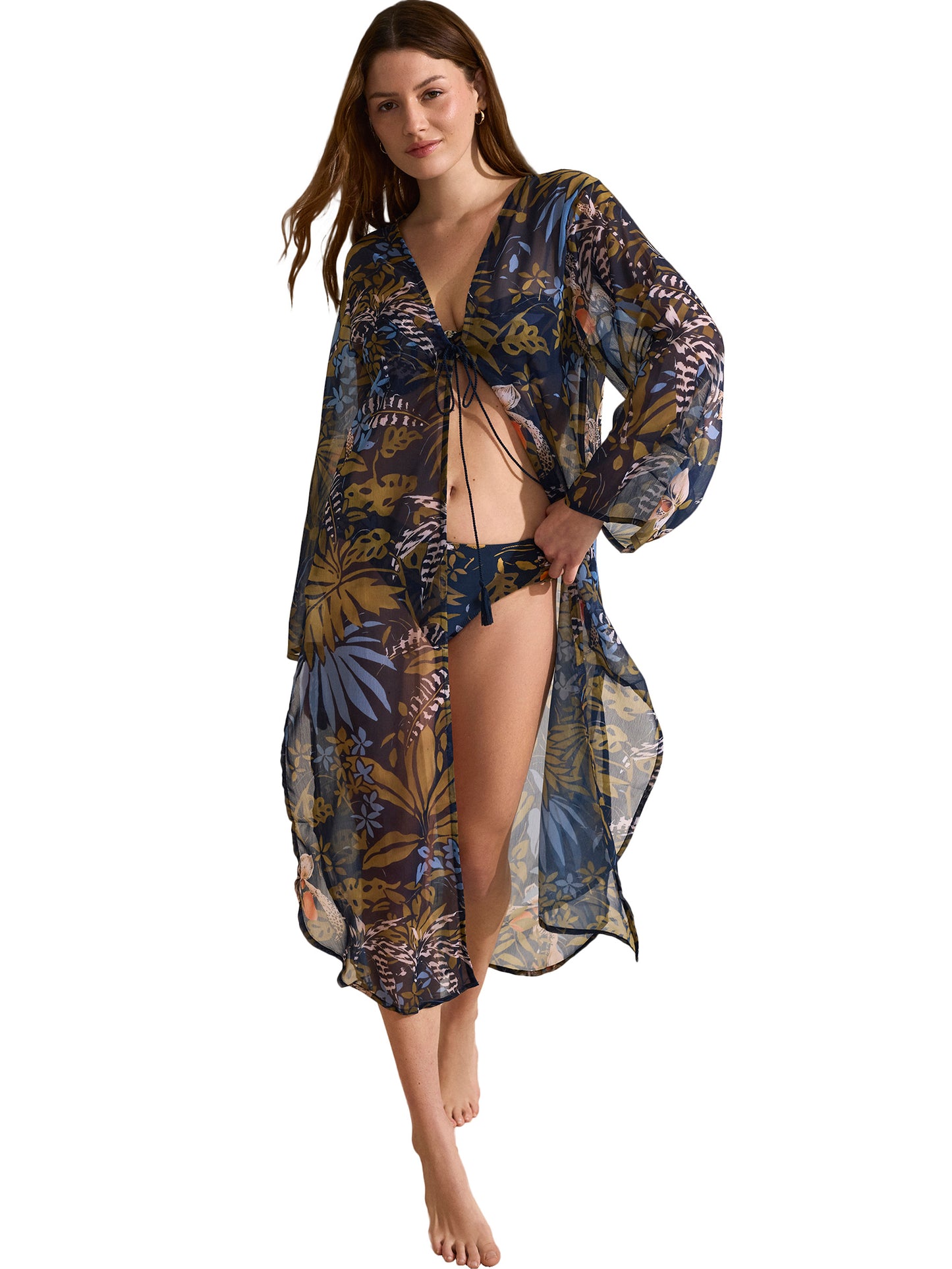 Kimono de plage mi-long AMAZONIA Selmark Mare