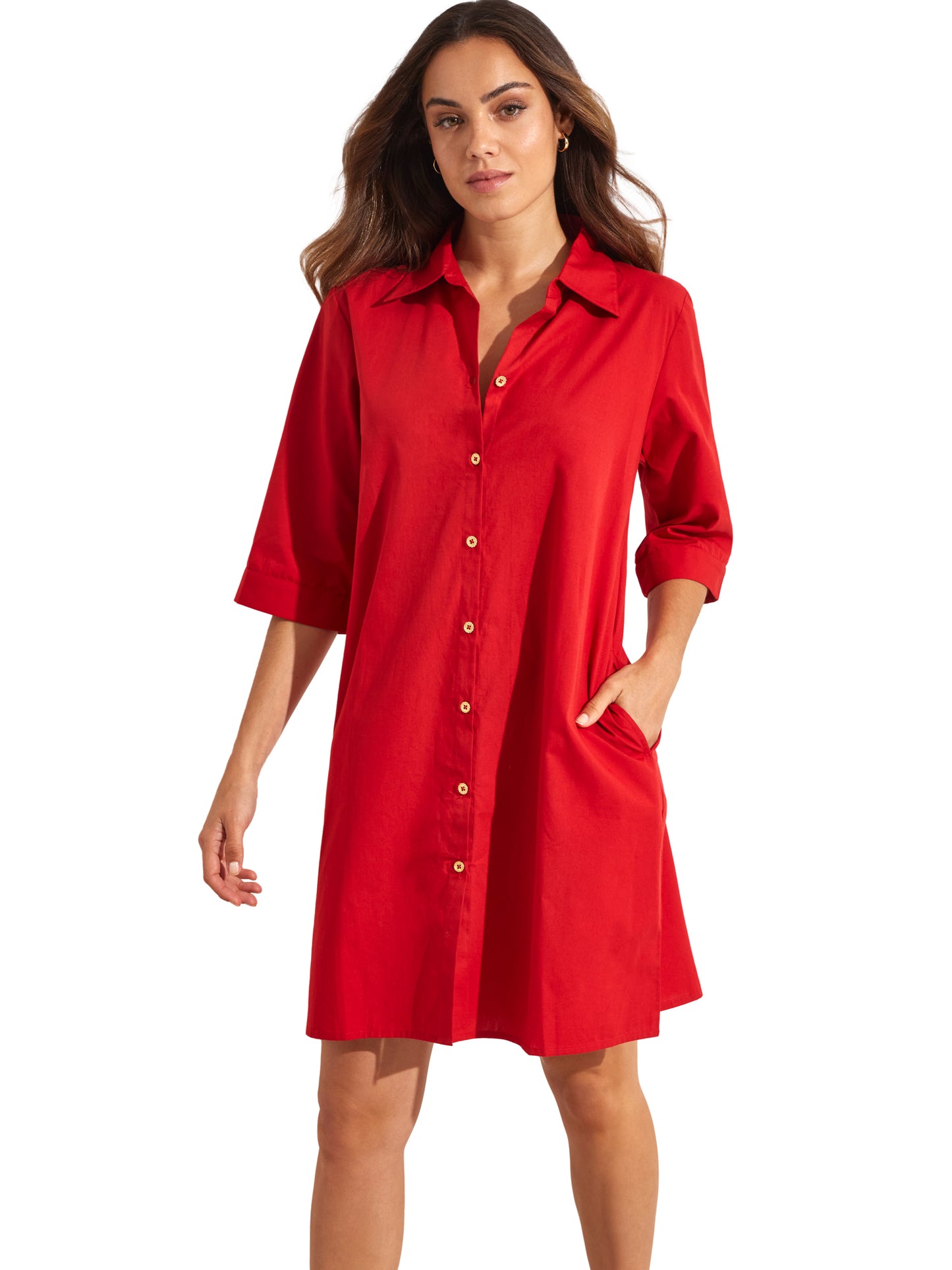 Robe estivale manches mi-longues ATLANTIS Selmark Mare