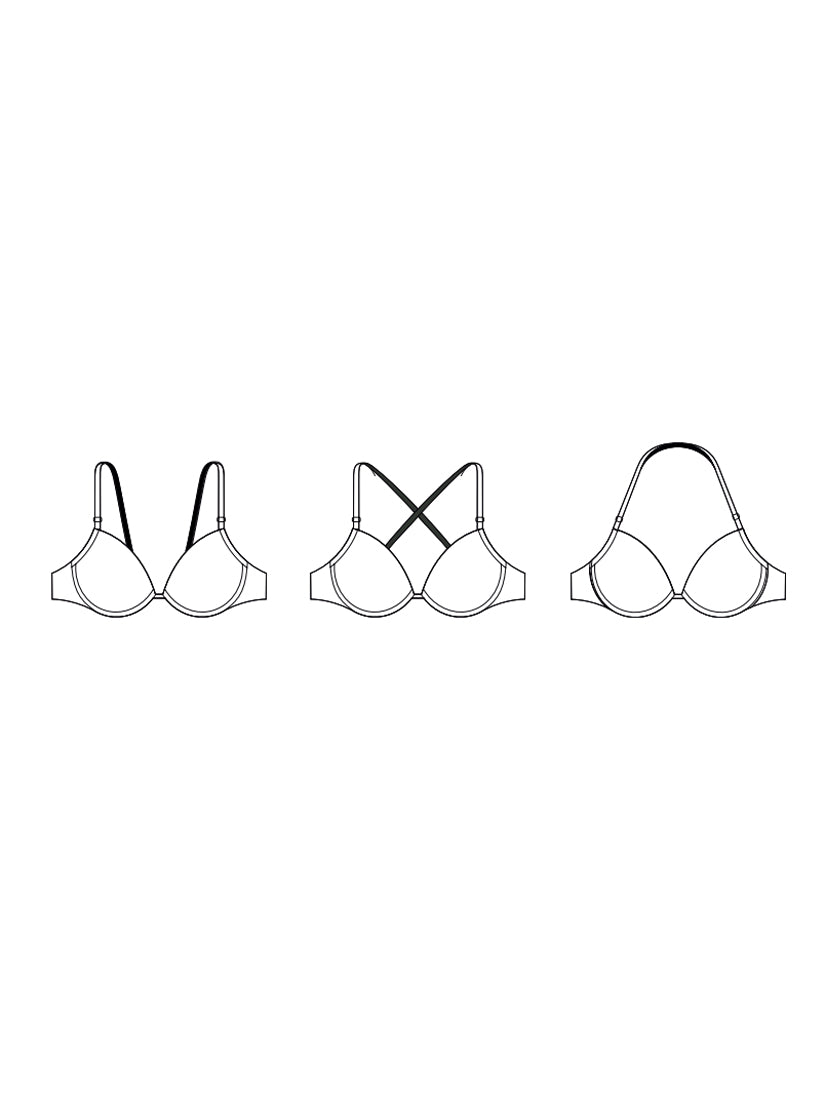 Haut maillot de bain décolleté préformé sans armatures ACANTHUS Selmark Mare
