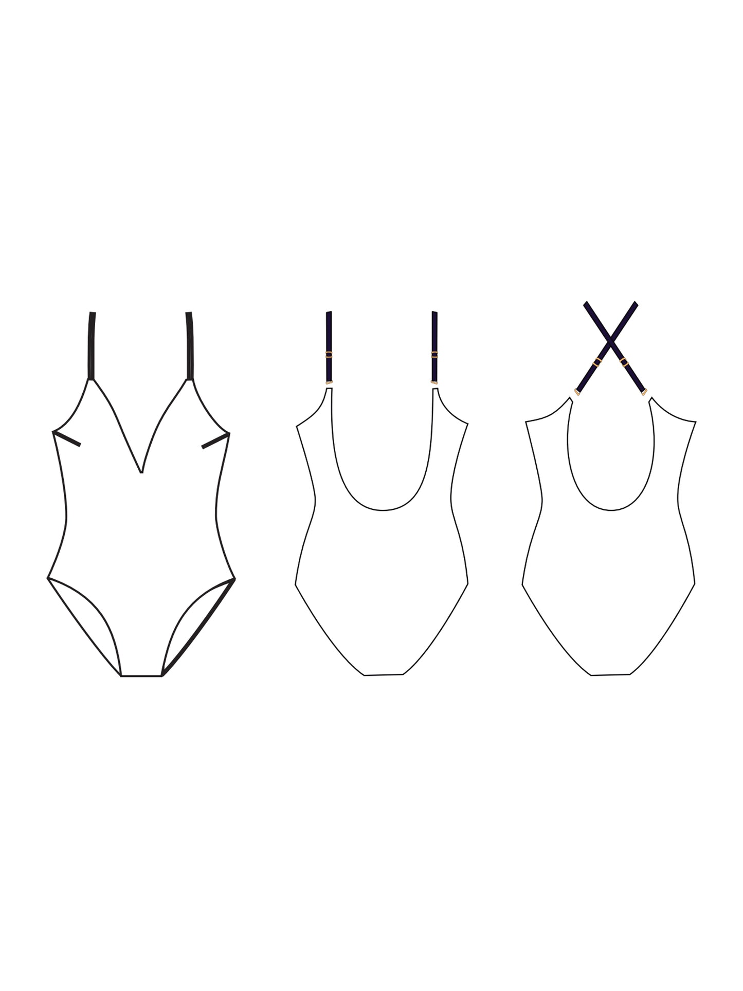 Maillot de bain une pièce préformé ACANTHUS Selmark Mare
