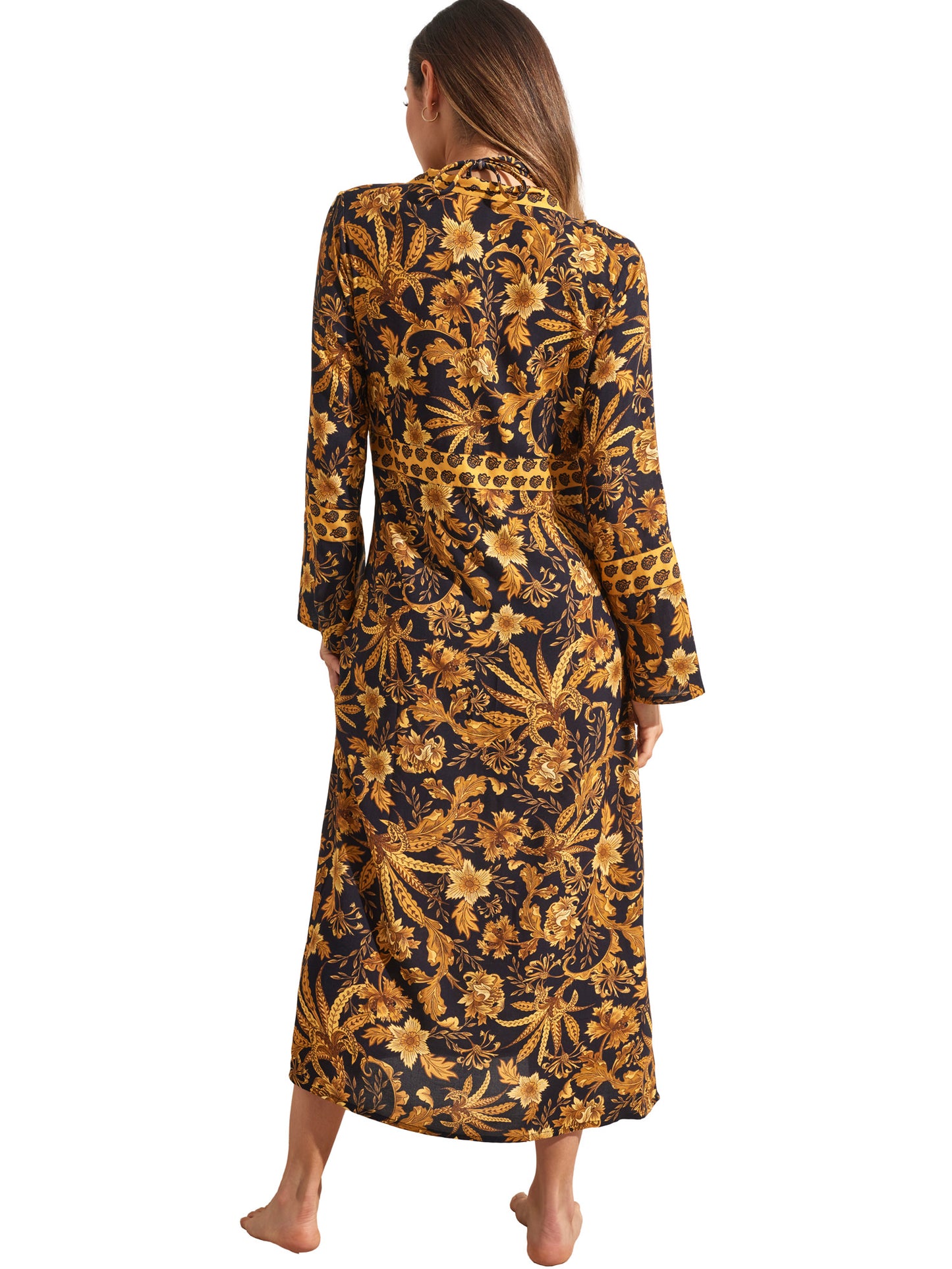 Kimono long de plage ACANTHUS Selmark Mare