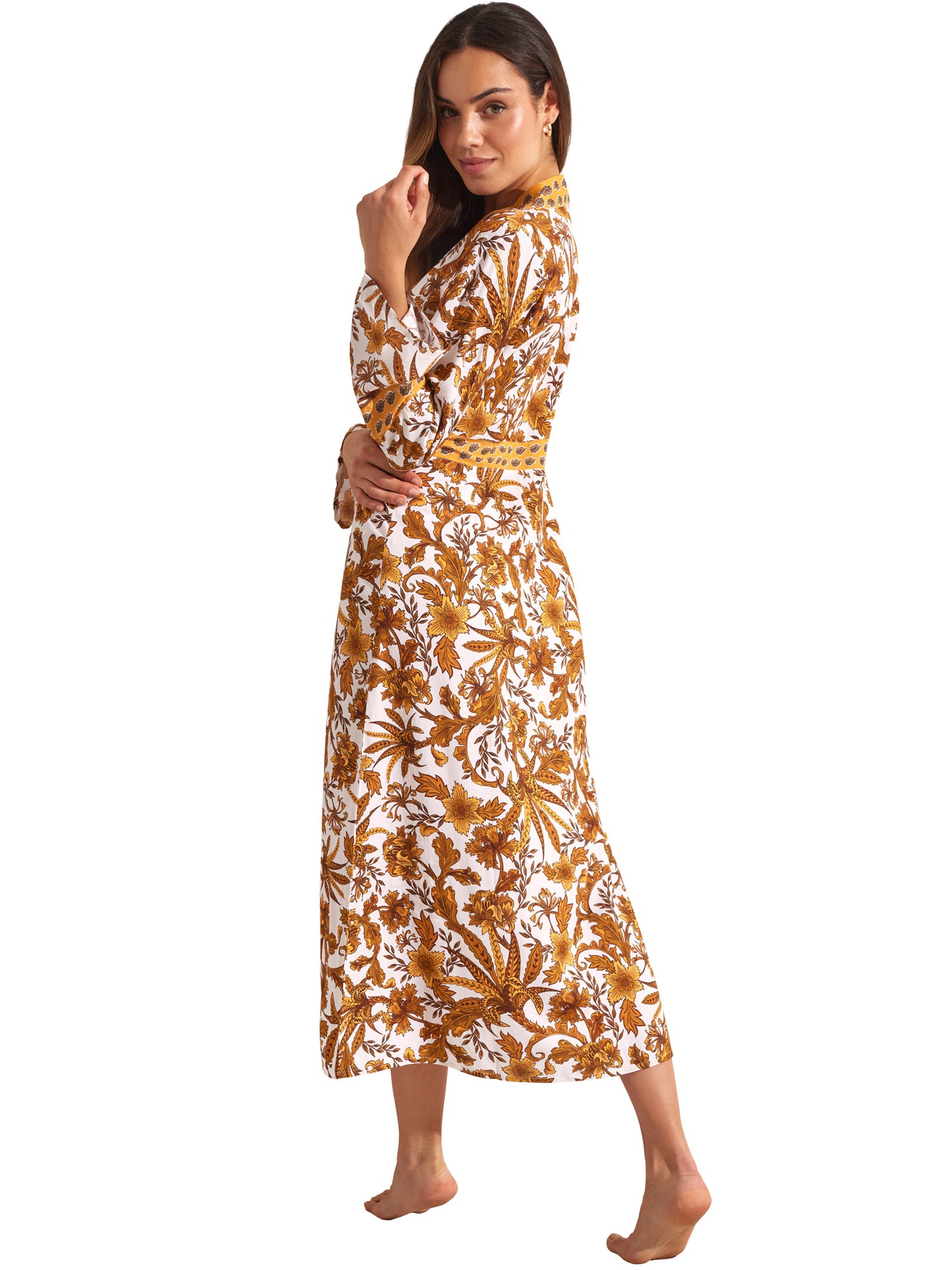 Kimono long de plage ACANTHUS Selmark Mare