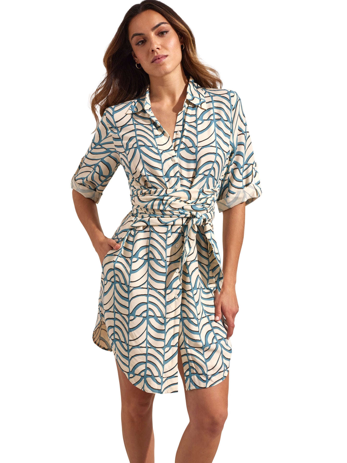 Robe estivale manches mi-longues MOAIS Selmark Mare