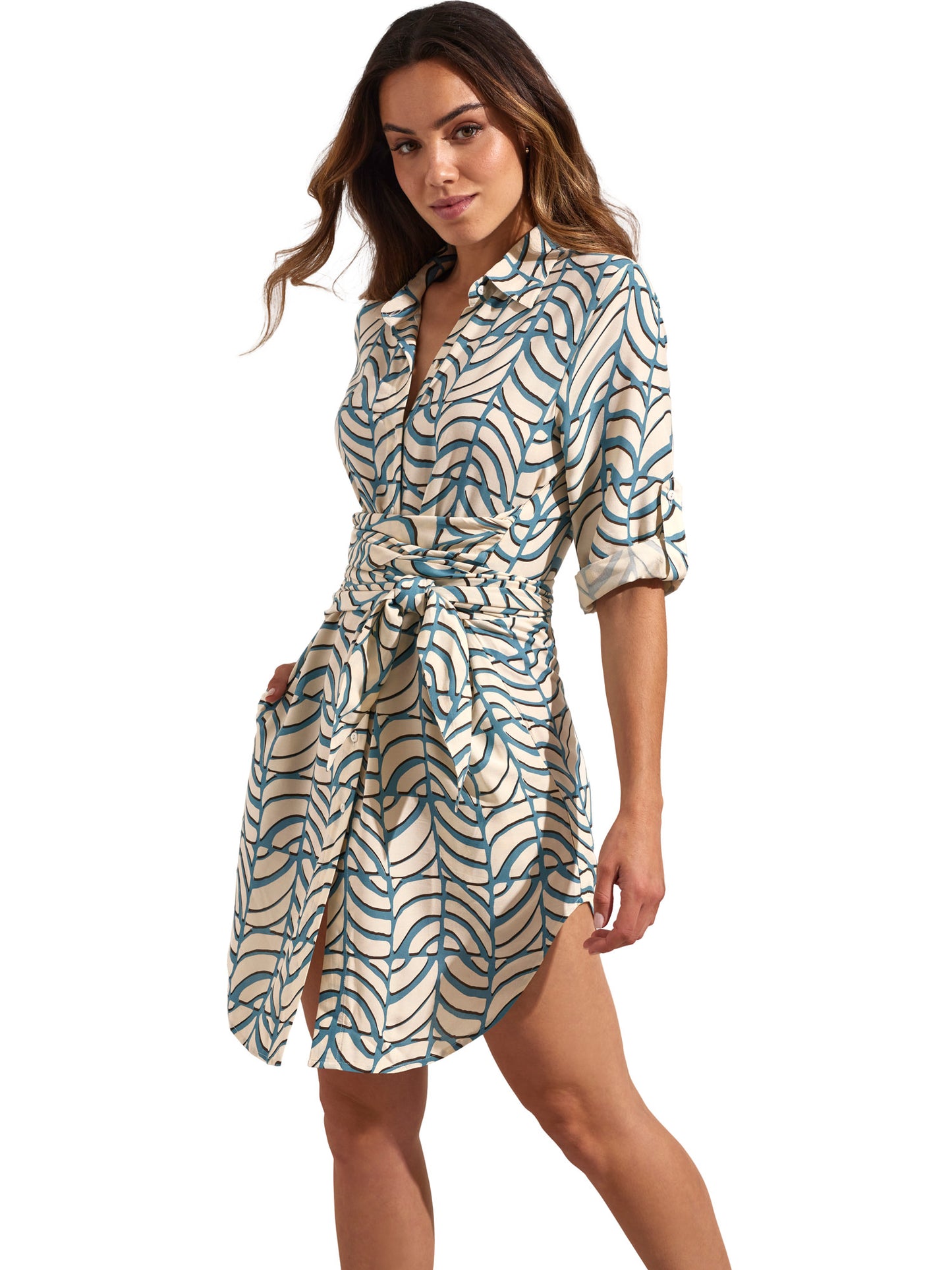 Robe estivale manches mi-longues MOAIS Selmark Mare