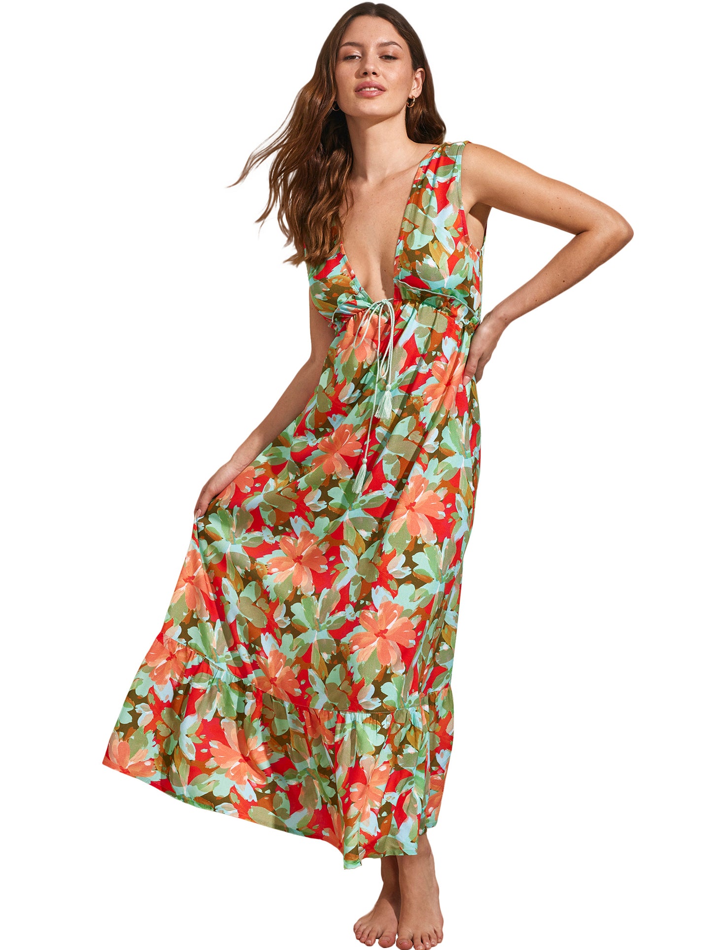 Robe longue estivale sans manches GIVERNY Selmark Mare