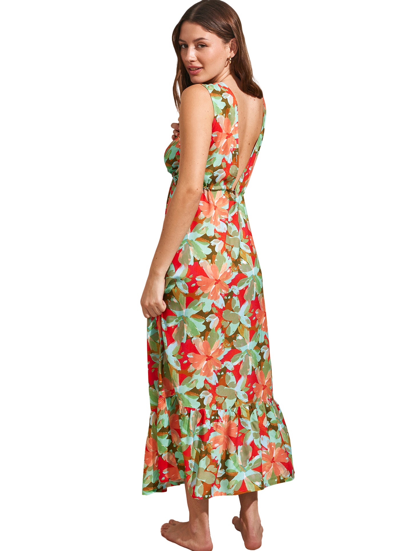 Robe longue estivale sans manches GIVERNY Selmark Mare