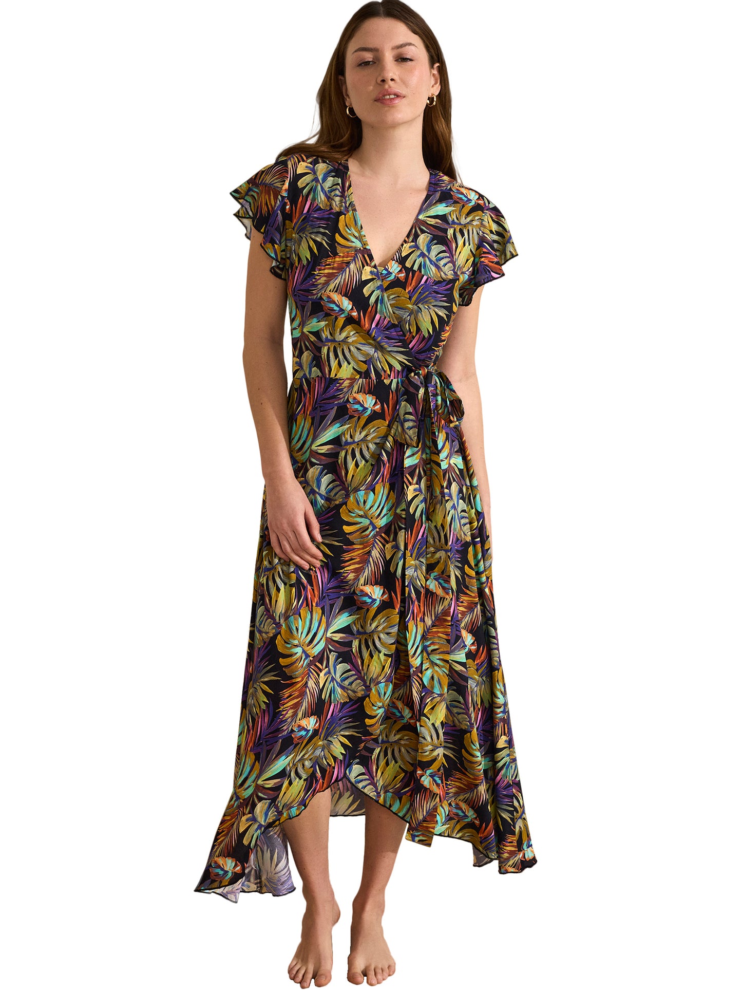 Robe longue estivale manches courtes JADE Selmark Mare