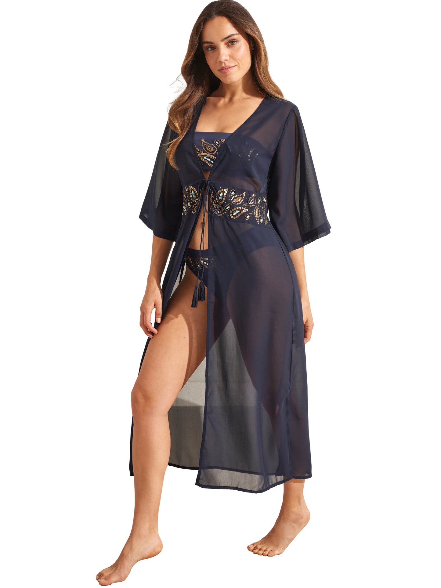 Kimono long de plage BAIKAL Selmark Mare