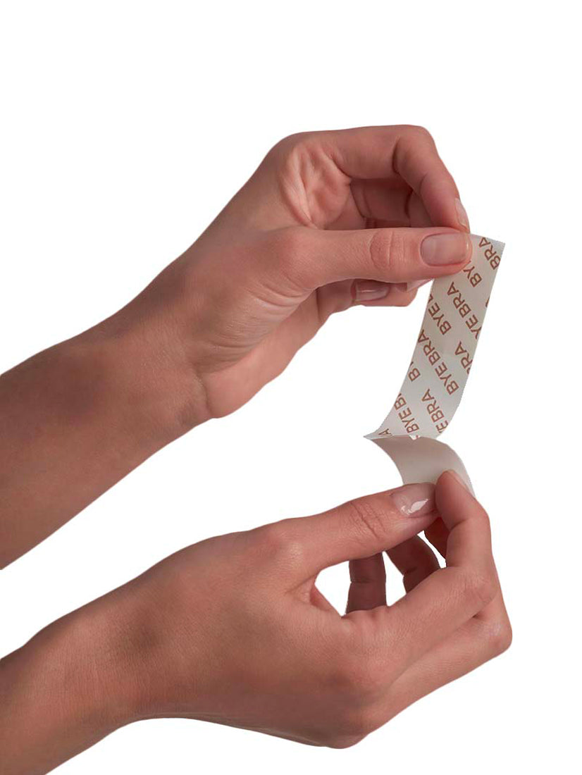 Lot x30 bandes adhésives pour décolleté dans boîte métallique Bye Bra