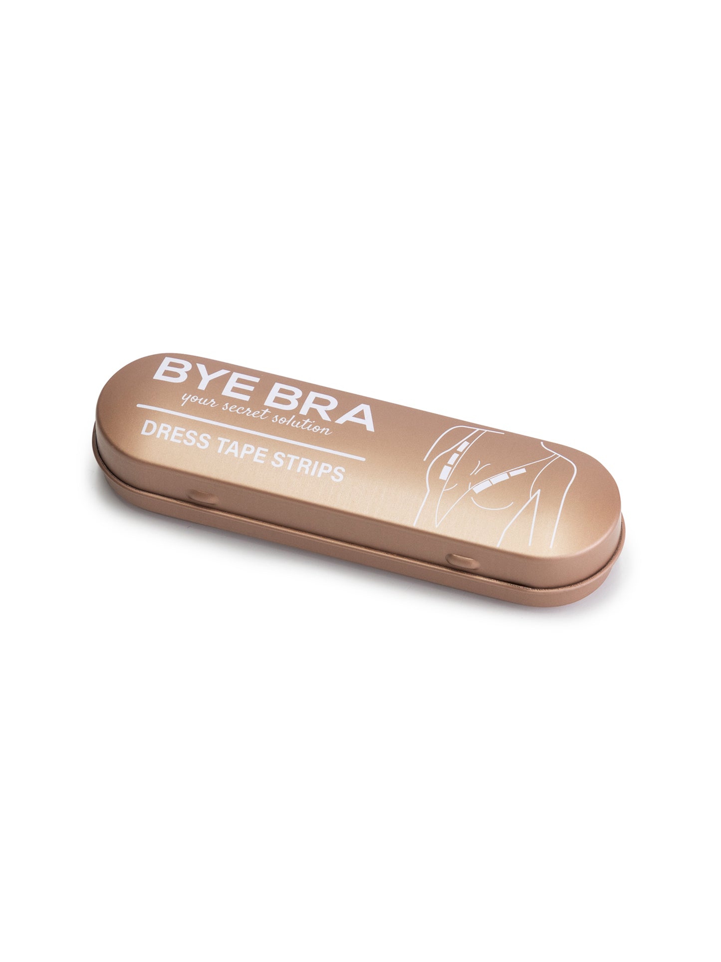 Lot x30 bandes adhésives pour décolleté dans boîte métallique Bye Bra