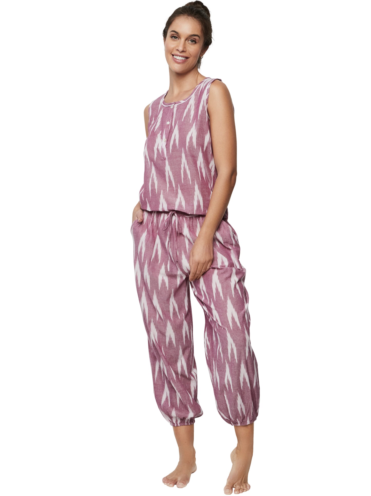 Pyjama pantacourt débardeur HOMEWEAR P101 Selmark