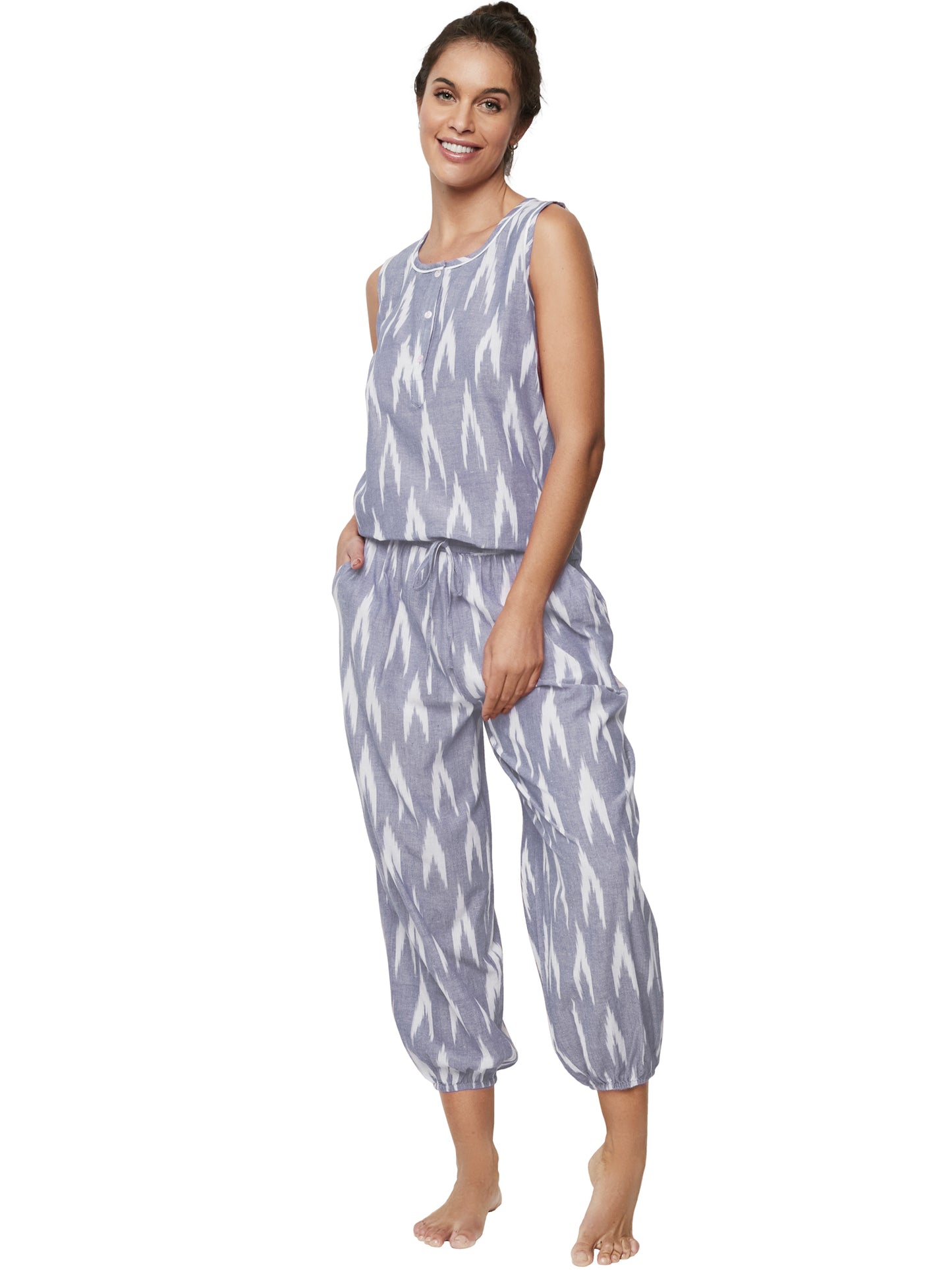 Pyjama pantacourt débardeur HOMEWEAR P101 Selmark