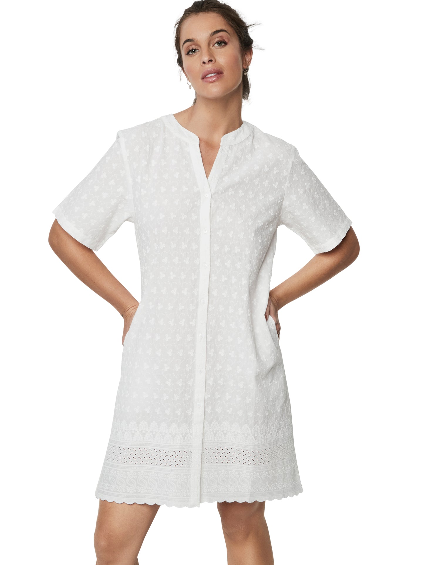 Chemise de nuit manches courtes HOMEWEAR P102 Selmark
