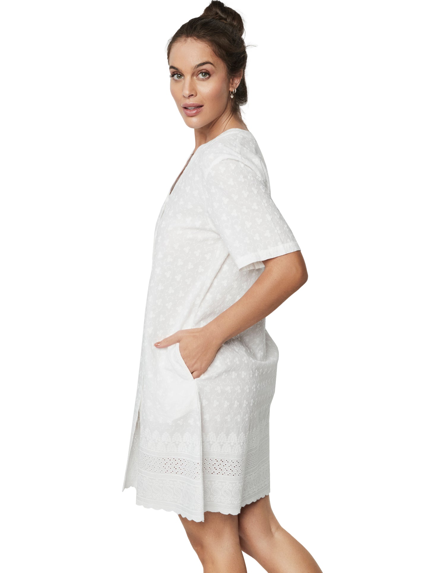 Chemise de nuit manches courtes HOMEWEAR P102 Selmark