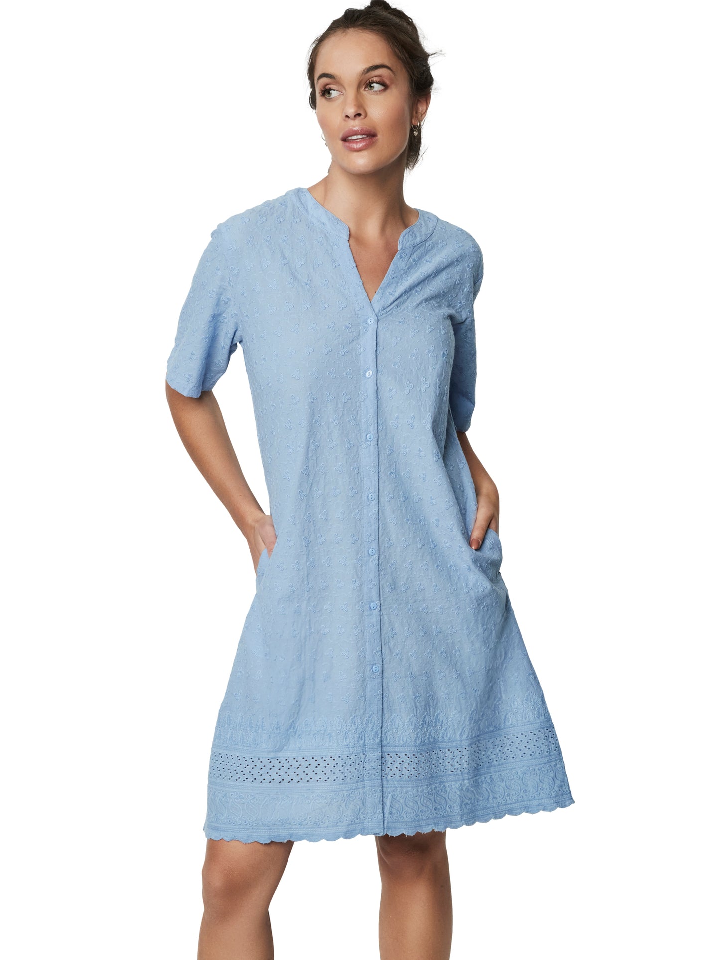 Chemise de nuit manches courtes HOMEWEAR P102 Selmark