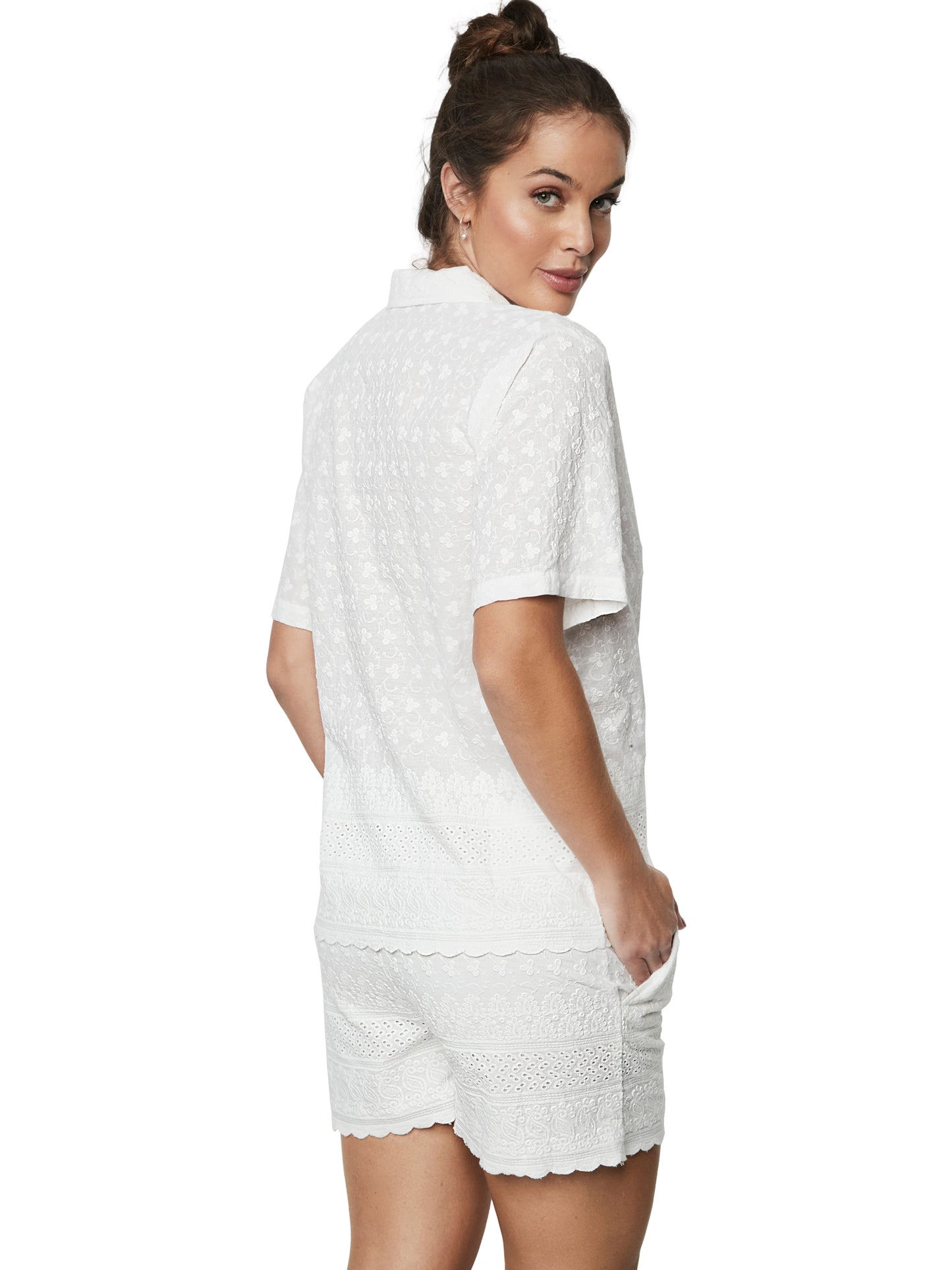 Pyjama short chemise manches courtes HOMEWEAR P102 Selmark