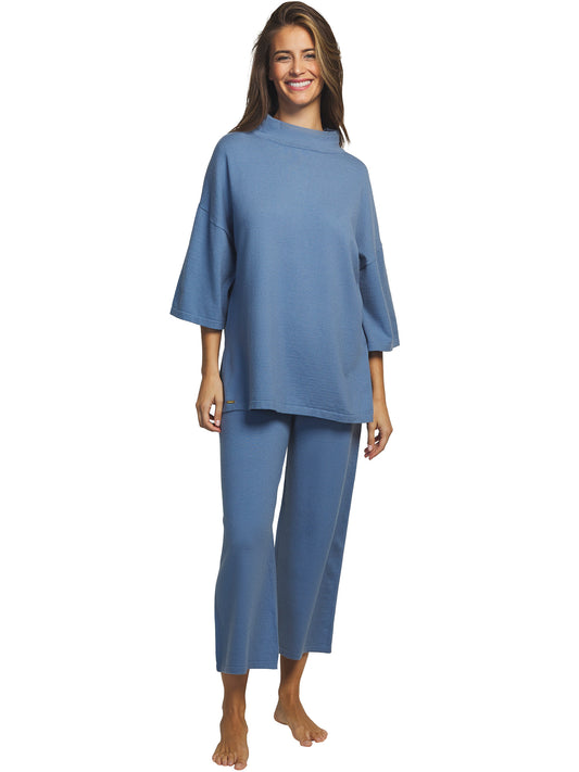 Tenue détente et intérieur pyjama pantacourt tunique Tricot Selmark