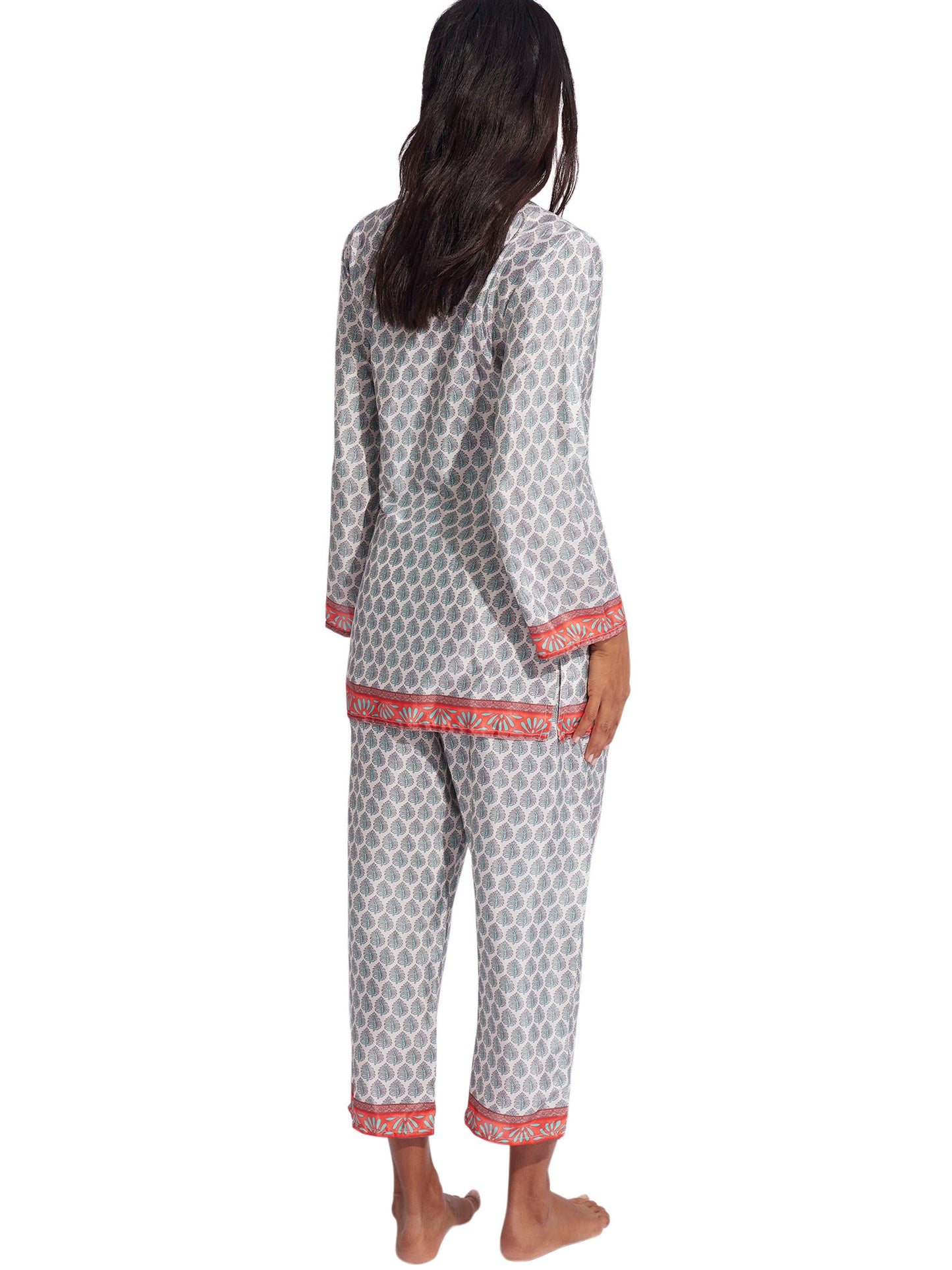 Pyjama tenue d'intérieur pantacourt tunique Homewear P81 Selmark