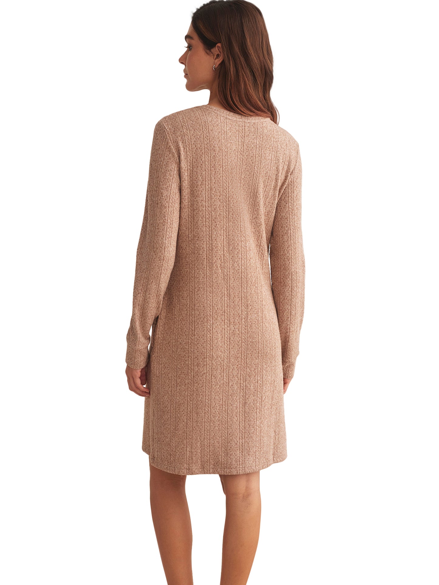 Chemise de nuit manches longues TEXTURAS Selmark