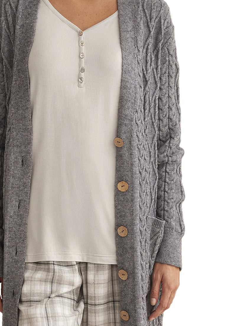 Cardigan veste d'intérieur à boutonnière COMPLEMENTOS Selmark