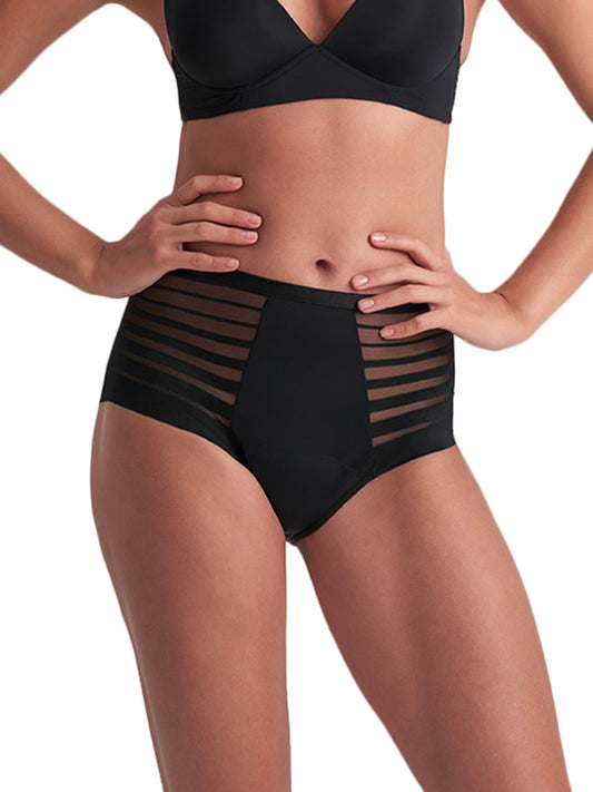 Slip menstruel taille haute Lace High Flow Bye Bra