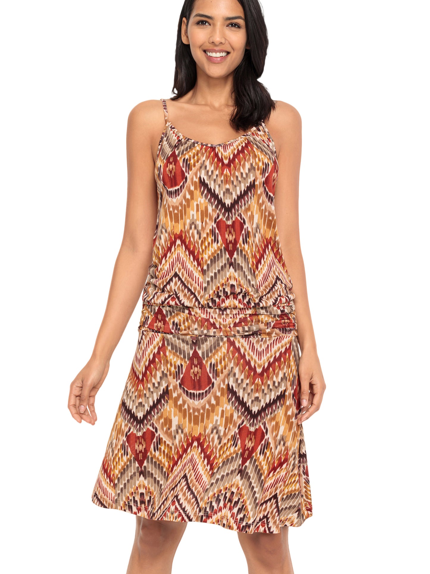 Robe de plage fines bretelles Kelim Lascana