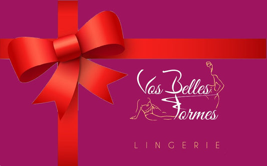 Carte Cadeaux vos belles formes